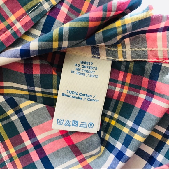 BODEN button down plaid top - Picture 4 of 4